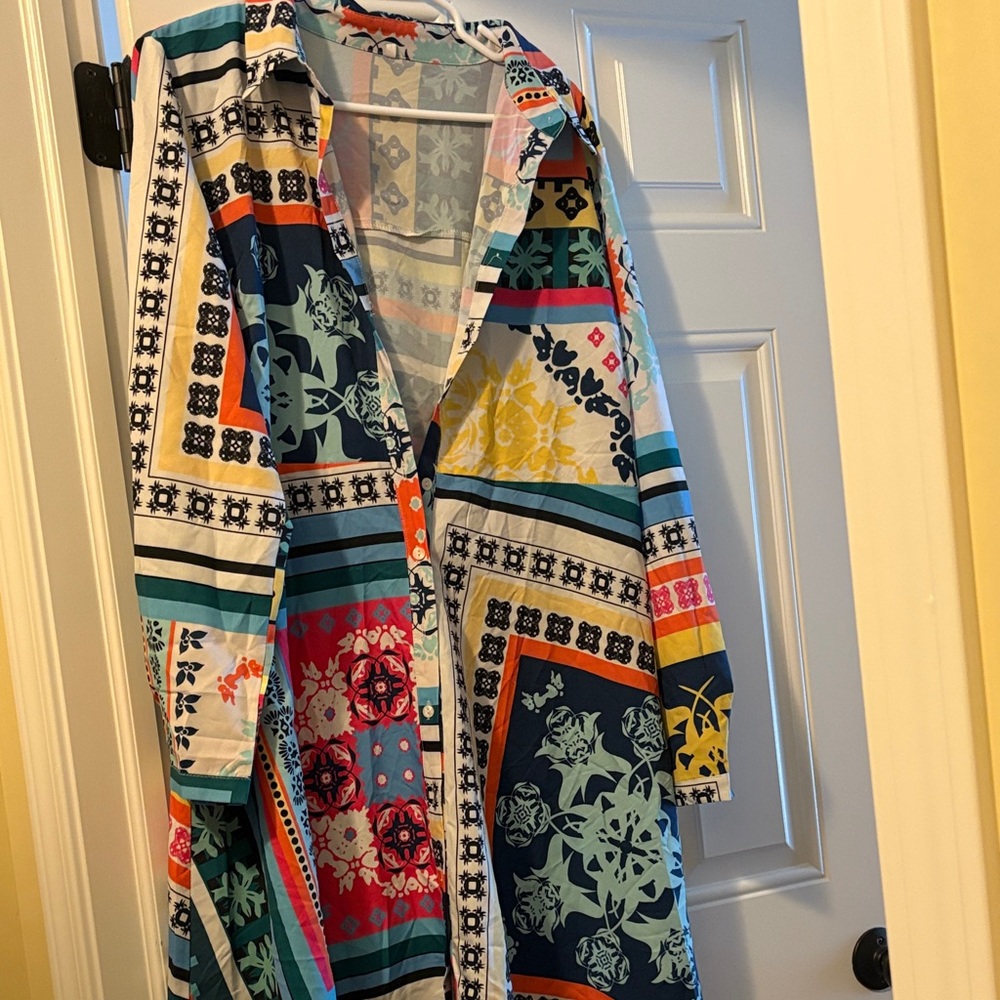 SHEIN Multicolor Patchwork Dress